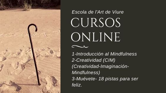 cursos online escuela de vivir , meditación y creatividad online