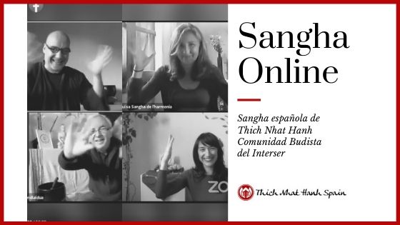 thich nhat hanh spain sangha online - meditación online